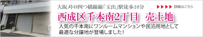 西成区千本南2丁目 売土地